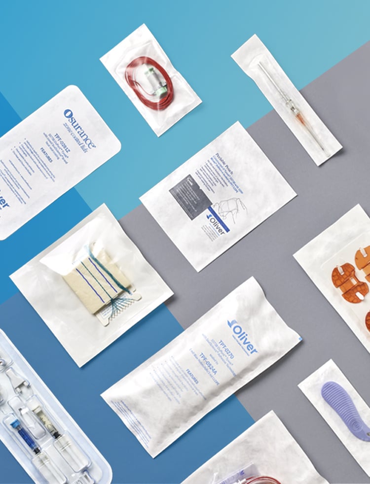 Adhesivos termosellables para empaquetados sanitarios | Oliver Healthcare Packaging