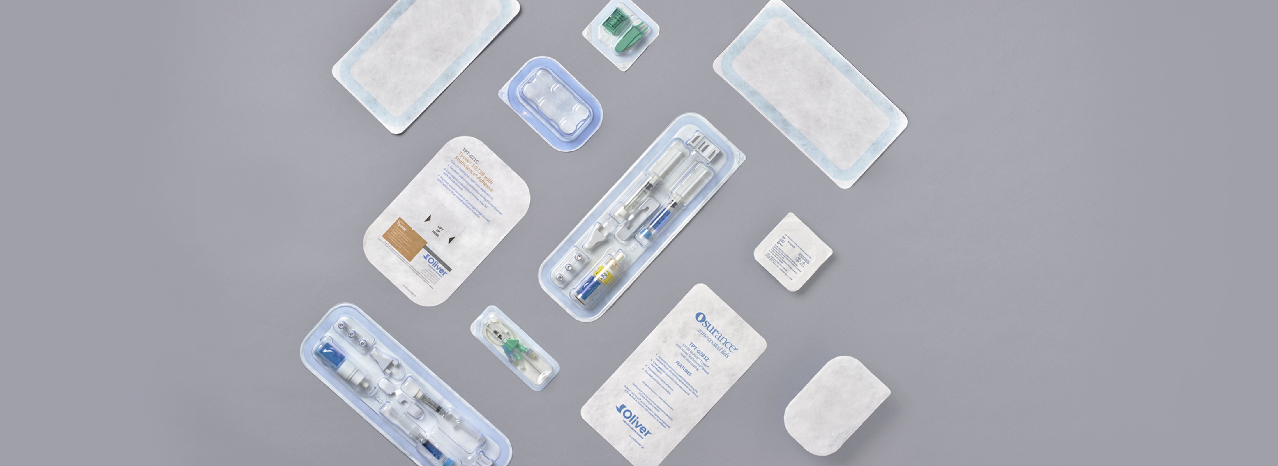 Tapas troqueladas para empaquetado médico | Oliver Healthcare Packaging